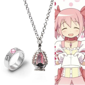 Кулон кольцо подвеска Девочка волшебница магика Мадока Канамэ Mahou Shoujo Madoka Magica аниме косплей
