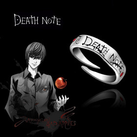 Кольцо Тетрадь смерти Death Note аниме косплей