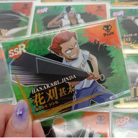 Коллекционная карточка аниме Блич Bleach Джинта Ханакари Hanakari Jinda
