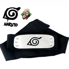 Повязка Наруто аниме Naruto шиноби Коноха Деревня Скрытого Листа косплей