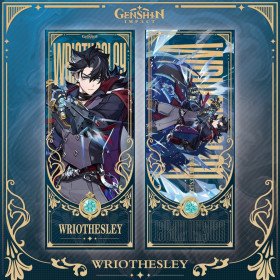 Закладка для книг Ризли Геншин Импакт Wriothesley Genshin Impact аниме
