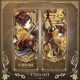 Закладка для книг Тиори Геншин Импакт Chiori Genshin Impact аниме