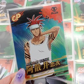Коллекционная карточка аниме Блич Bleach Абарай Ренджи Abarai Renji