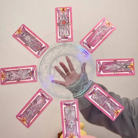 Сакура собирательница карт косплей аниме карточки волшебный круг Cardcaptor Sakura Kinomoto карты Clow