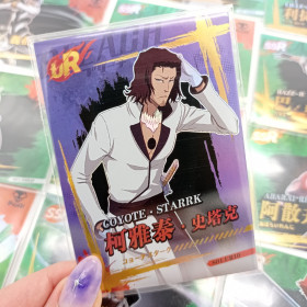 Коллекционная карточка аниме Блич Bleach Койот Старк Coyote Starrk