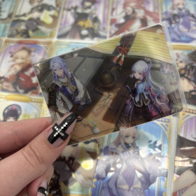 Карточка Genshin Impact карта по Геншин Импакт Bandai Аято Аяка Ayato Ayaka
