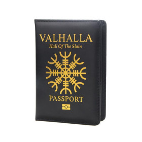 Обложка для паспорта Valhalla Вальхалла Вальгалла эко кожа черный