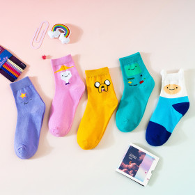 Набор носков Время приключений носки Adventure time 5 шт One size размер 35-41