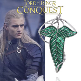 Брошь эльфийская лист эльфов Лориэна Властелин колец The Lord of the Rings