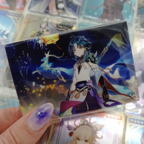 Карточка Сяо Genshin Impact баннер карта по Геншин Импакт Bandai Xiao
