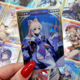 Карточка Кокоми Genshin Impact карта по Геншин Импакт Bandai Kokomi