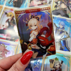 Карточка Genshin Impact Ёимия карта по Геншин Импакт Bandai Еимия Yoimiya