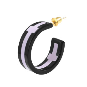 Серьга аниме Токийские Мстители сережка Такаши Мицуя косплей фиолетовая