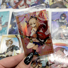 Карточка вафельная Ёимия Genshin Impact карта по Геншин Импакт Bandai Yoimiya