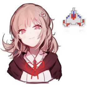 Заколка Чиаки Нанами Данганронпа Danganronpa Chiaki Nanami аниме косплей