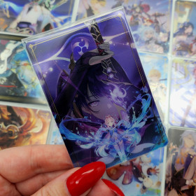 Карточка Raiden Kokomi Genshin Impact баннер карта по Геншин Импакт Bandai Райден Кокоми