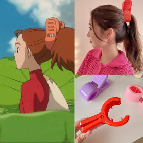 Заколка крабик  Ариэтти из страны лилипутов  Хаяо Миядзаки аниме косплей Arrietty the Borrower Красная