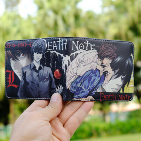 Аниме кошелек Тетрадь смерти Death Note L Kira Черный