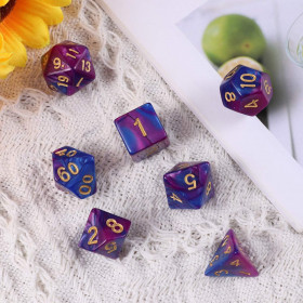 Набор кубиков для настольных игр DnD дайсы Подземелья драконы 7 штук